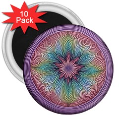 Pattern 4a Pattern 4 3  Magnets (10 Pack)  by 2607694