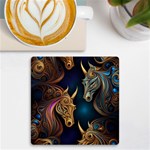 pattern 5 UV Print Square Tile Coaster  Front