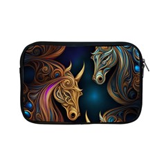 Pattern With Horses Apple Ipad Mini Zipper Cases by 2607694a