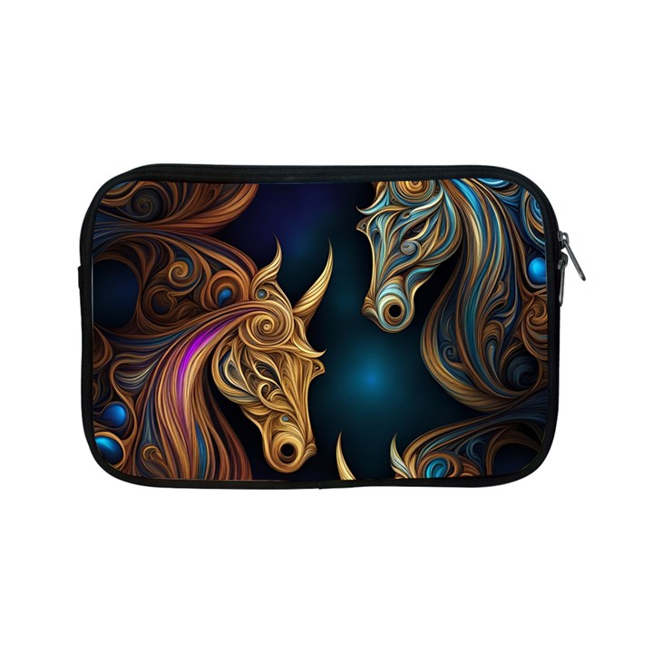 pattern with horses Apple iPad Mini Zipper Cases