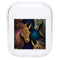 Pattern With Horses Hard Pc Airpods 1/2 Case by 2607694a