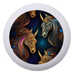 Pattern With Horses Dento Box With Mirror by 2607694a