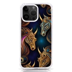 Pattern With Horses Iphone 14 Pro Max Tpu Uv Print Case by 2607694a