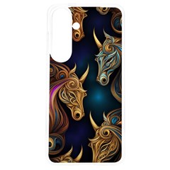 Pattern With Horses Samsung Galaxy S24 6 2 Inch Tpu Uv Case by 2607694a