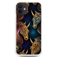 Pattern With Horses Iphone 12/12 Pro Tpu Uv Print Case by 2607694a