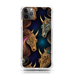 Pattern With Horses Iphone 11 Pro Max 6 5 Inch Tpu Uv Print Case by 2607694a