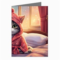 Cat 2 Greeting Cards (pkg Of 8) by 2607694a