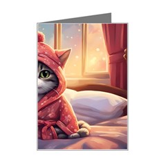 Cat 2 Mini Greeting Card