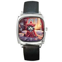 Cat 2 Square Metal Watch