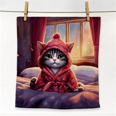 Cat 2 Face Towel by 2607694a