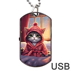 Cat 2 Dog Tag Usb Flash (two Sides) by 2607694a