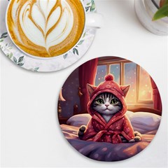 Cat 2 Uv Print Round Tile Coaster by 2607694a