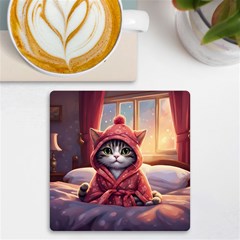 Cat 2 Uv Print Square Tile Coaster  by 2607694a