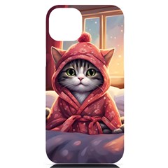 Cat 2 Iphone 14 Plus Black Uv Print Case by 2607694a