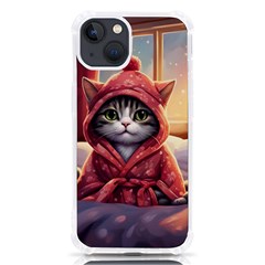 Cat 2 Iphone 13 Tpu Uv Print Case by 2607694a