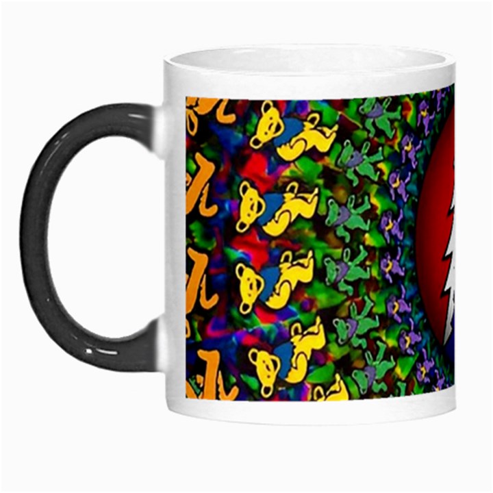 Grateful Dead Bear Pattern Morph Mug