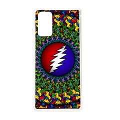 Grateful Dead Bear Pattern Samsung Galaxy Note 20 Tpu Uv Case