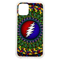 Grateful Dead Bear Pattern Iphone 12 Mini Tpu Uv Print Case	 by Maspions