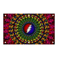 Grateful Dead Bear Pattern Banner And Sign 5  X 3 