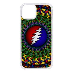 Grateful Dead Bear Pattern Iphone 14 Tpu Uv Print Case by Maspions