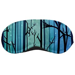 Nature Outdoors Night Trees Scene Forest Woods Light Moonlight Wilderness Stars Sleep Mask by Grandong