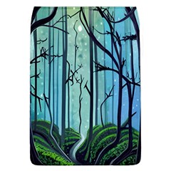 Nature Outdoors Night Trees Scene Forest Woods Light Moonlight Wilderness Stars Removable Flap Cover (l) by Grandong