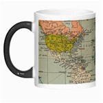 Vintage World Map Morph Mug Left