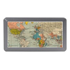 Vintage World Map Memory Card Reader (mini) by Ket1n9