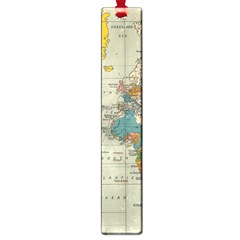 Vintage World Map Large Book Marks by Ket1n9