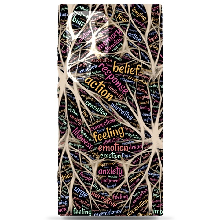 Mental Human Experience Mindset Pattern Samsung Galaxy S24 Ultra 6.9 Inch Black TPU UV Case