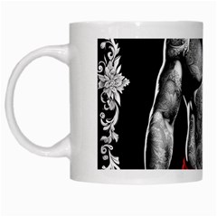 Schwarz Santa Claus Also Wishes You A Happy Holiday White Mug by 2607694b