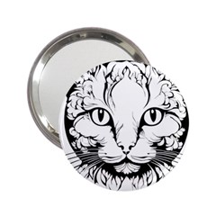 Cat - Artistic Paper Cut 2 25  Handbag Mirrors by 2607694c