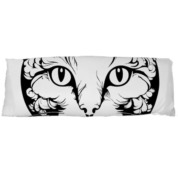 Cat - Artistic Paper Cut Body Pillow Case (Dakimakura)