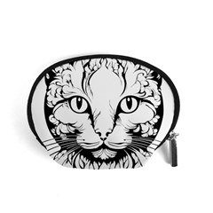 Cat - Artistic Paper Cut Accessory Pouch (small) by 2607694c