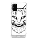 Cat - Artistic Paper Cut Samsung Galaxy S20 Plus 6.7 Inch TPU UV Case Front