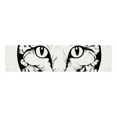 Cat - Artistic Paper Cut Banner And Sign 4  X 1  by 2607694c