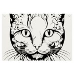 Cat - Artistic Paper Cut Banner and Sign 6  x 4  Front