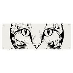 Cat - Artistic Paper Cut Banner And Sign 8  X 3  by 2607694c