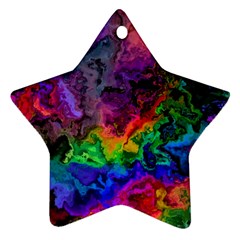 Pride Marble Ornament (star) by MRNStudios