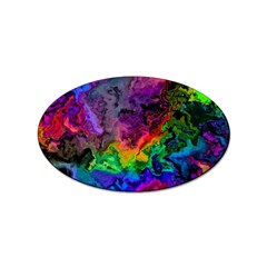 Pride Marble Sticker (oval) by MRNStudios