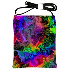 Pride Marble Shoulder Sling Bag by MRNStudios