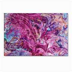 Fuchsia Blend Postcards 5  X 7  (pkg Of 10) by kaleidomarblingart