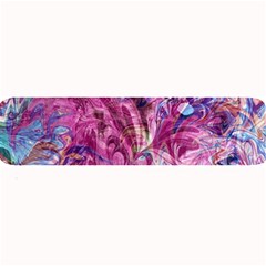 Fuchsia Blend Large Bar Mat by kaleidomarblingart