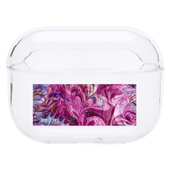 Fuchsia Blend Hard Pc Airpods Pro Case by kaleidomarblingart