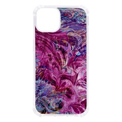 Fuchsia Blend Iphone 13 Tpu Uv Print Case by kaleidomarblingart