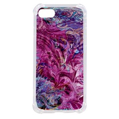 Fuchsia Blend Iphone Se by kaleidomarblingart