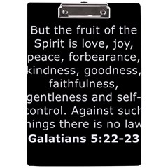 Galatians 5 A4 Acrylic Clipboard