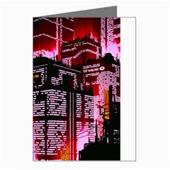 Cybercity Greeting Cards (pkg Of 8)