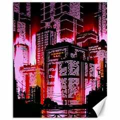 Cybercity Canvas 11  X 14  by Sparkle