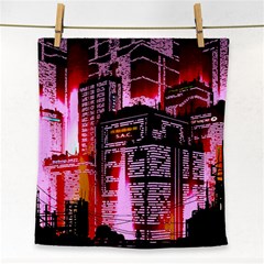 Cybercity Face Towel by Sparkle